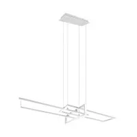 Pendant luminaire white 1x SMD LED SALINAS