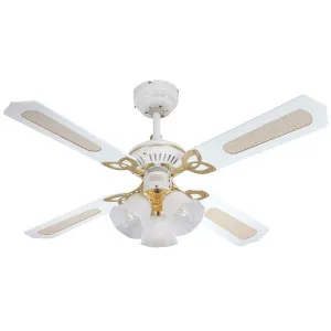 Lubinis ventiliatorius PRINCESS TRIO WHITE