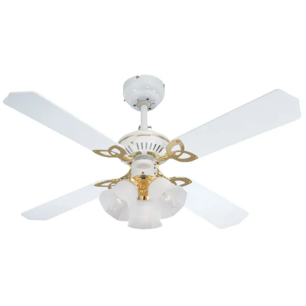 Lubinis ventiliatorius PRINCESS TRIO WHITE