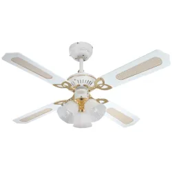 Lubinis ventiliatorius PRINCESS TRIO WHITE