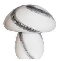 Pöytälamppu musta-valkoinen Mira Mushroom