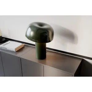 Pöytälamppu tummanvihreä Lean on Me