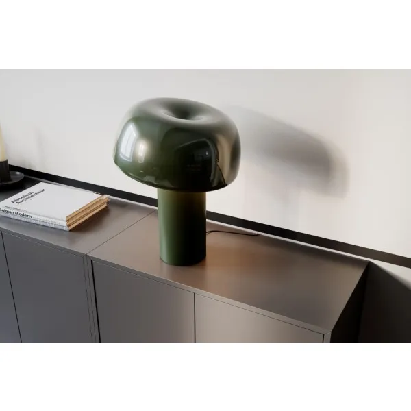 Pöytälamppu tummanvihreä Lean on Me