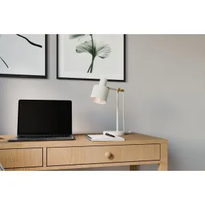 Pöytävalaisin beige CASSIUS