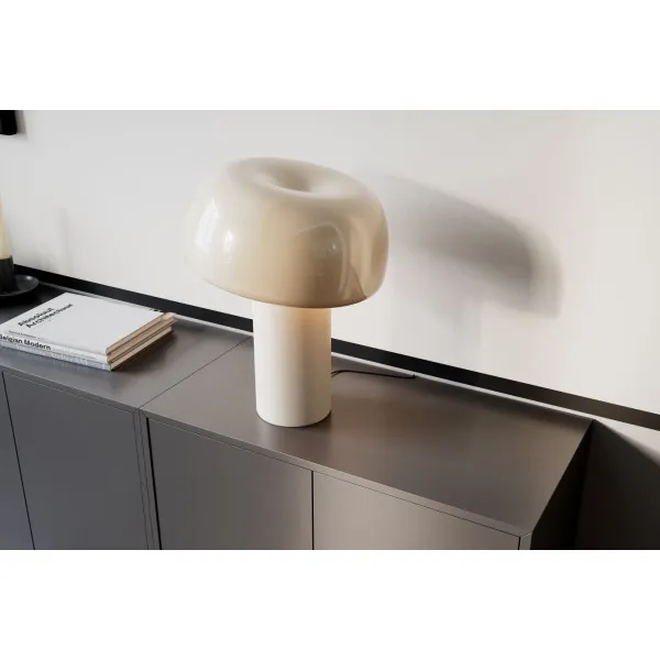 Pöytävalaisin Beige Lean on Me