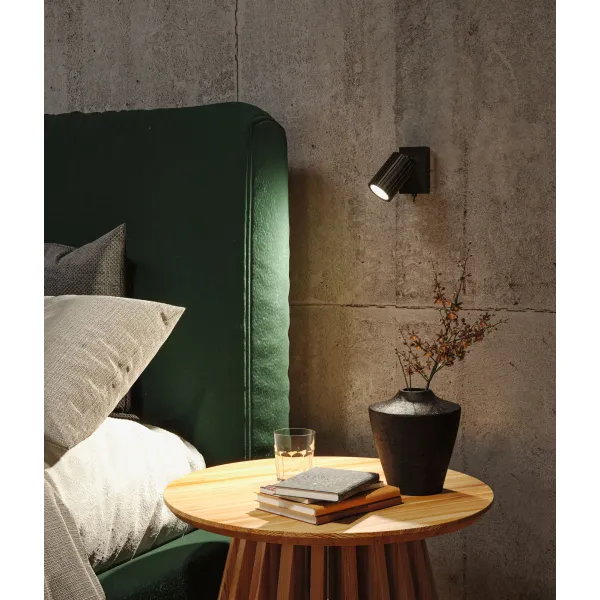Wall spotlight GU10 10W Black LIRENA