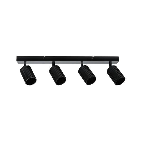 Spotlight GU10 4x10W Black LIRENA