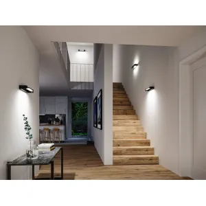 Bathroom LED Wall light IP44 2700K 1000lm 230V 11W dimmable Black LUCILLE