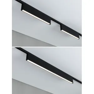 URail siinivalgusti 3-astmeline hämardatav 850 lm 9,5 W 230 V must matt CERIS