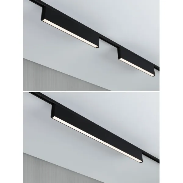 URail siinivalgusti 3-astmeline hämardatav 850 lm 9,5 W 230 V must matt CERIS
