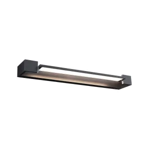 Bathroom LED Wall light IP44 2700K 1600lm 230V 18W dimmable black LUCILLE