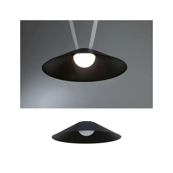 ULine LED-rippvalgusti Cone 560 lm 12 W 350 mm 3000 K must