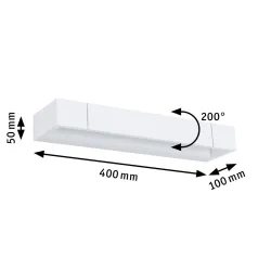 Vannitoa LED-seinavalgusti IP44 2700K 1000 lm 230V 11,5W hämardatav Valge LUCILLE