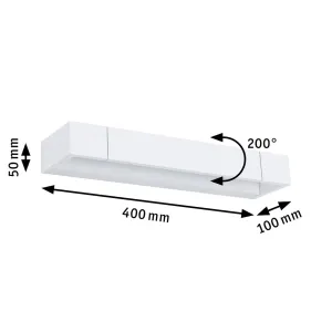 Bathroom LED Wall light IP44 2700K 1000lm 230V 11,5W dimmable White LUCILLE