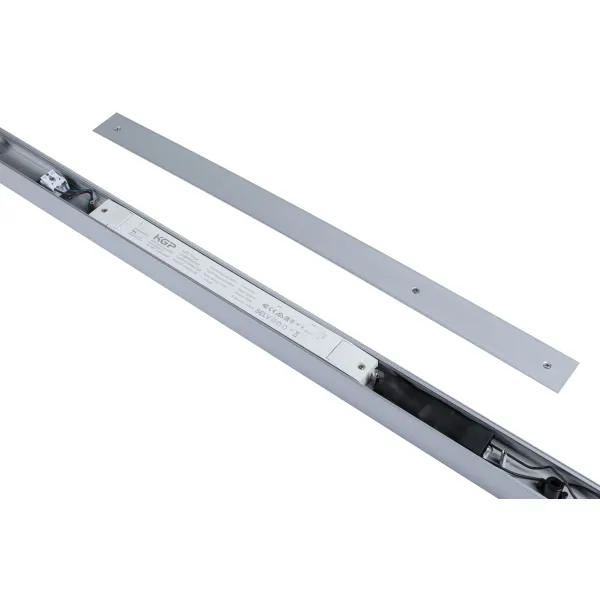 Apgaismojuma barošanas kanāla modulis Zigbee 230/24V 17W matēta hroma 1 m