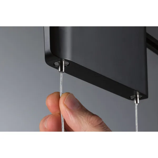 Ripplamp 3-astmeline hämardus 800 lm 10 W 3000 K must matt Alejandro