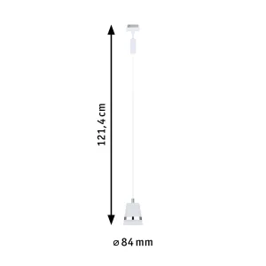 URail rippvalgusti GU10 kuni 10W hämardatav 230V Signal valge CONE