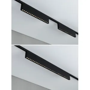 URail siinivalgusti 3-astmeline hämardatav 1050 lm 10 W 230 V must matt ZELOS