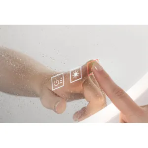 Veidrodinis šviestuvas Mirra su LED apšvietimu IP44 1580 lm 21W reguliuojamas