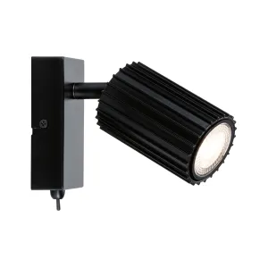Wall spotlight GU10 10W Black LIRENA