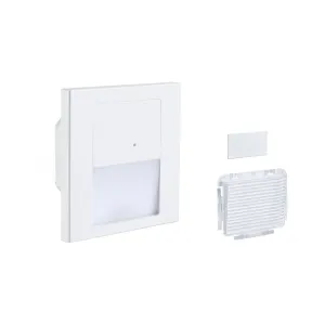 Recessed wall light lead function 1W 80lm 230V 2700K white matt TSARO