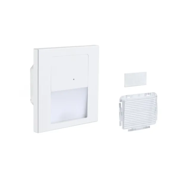 Recessed wall light lead function 1W 80lm 230V 2700K white matt TSARO