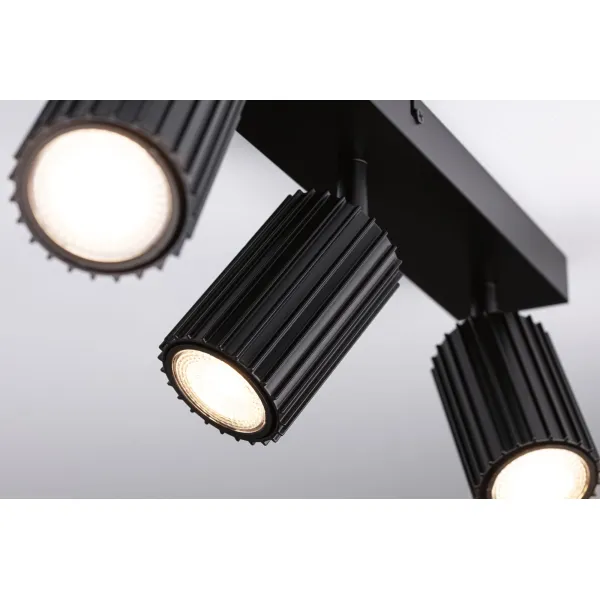 Spotlight GU10 3x10W Black LIRENA