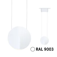 Ripplamp 3-astmeline hämardus 800 lm 10 W 3000 K signaalvalge Alejandro