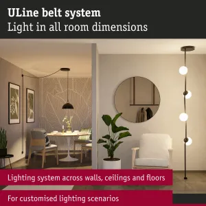 ULine vöö 5–10 m Dacron Tekstiil Vask Must