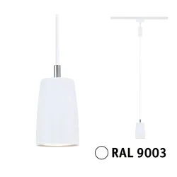 URail rippvalgusti GU10 maks. 10W hämardatav 230V signaalvalge COVER