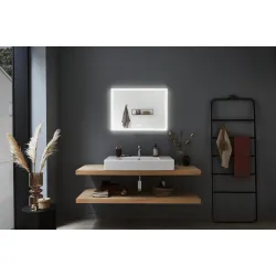 Illuminated LED mirror Mirra IP44 1600lm 22W dimmable