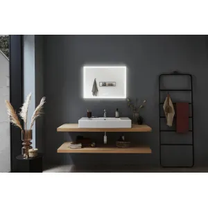 Apšviestas LED veidrodis Mirra IP44 1600 lm 22 W su reguliuojamu ryškumu