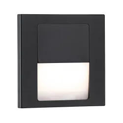 Seinavalgusti järgimisfunktsiooniga 1W 80lm 230V 2700K must matt TSARO