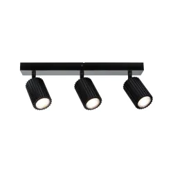 Spotlight GU10 3x10W Black LIRENA