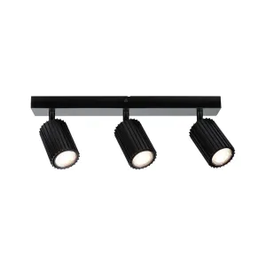 Spotlight GU10 3x10W Black LIRENA