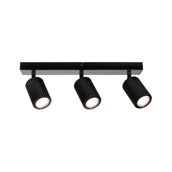 Spotlight GU10 3x10W Black LIRENA