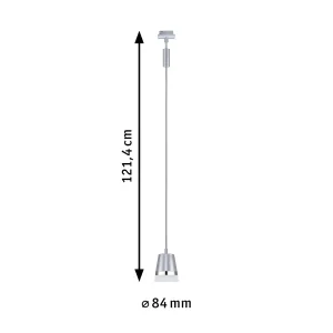 URail ripplamp GU10 maks. 10W hämardatav 230V mattkroom CONE