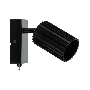 Wall spotlight GU10 10W Black LIRENA