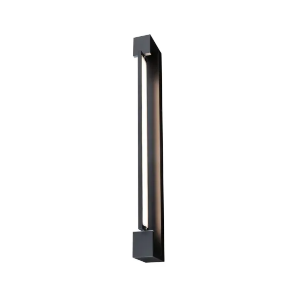 Bathroom LED Wall light IP44 2700K 1600lm 230V 18W dimmable black LUCILLE