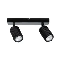 Spotlight GU10 2x10W Black LIRENA