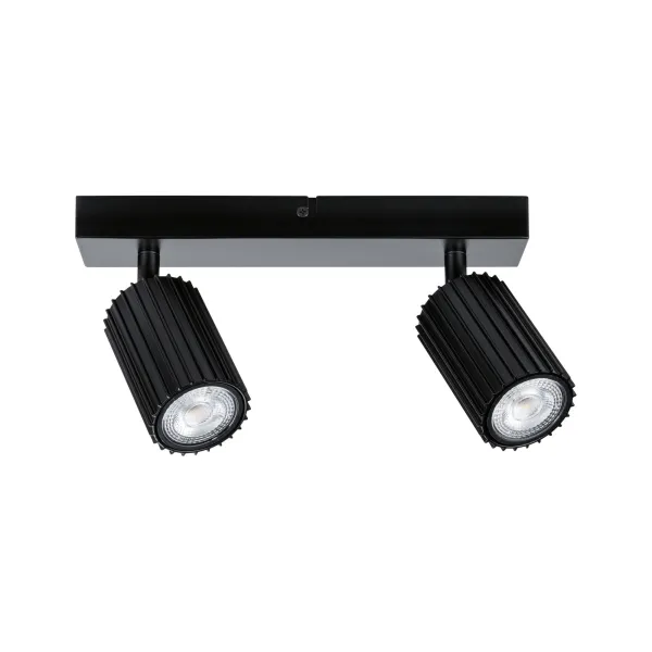 Spotlight GU10 2x10W Black LIRENA