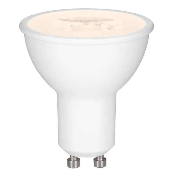 LED-reflektor GU10 460 lm 6,5 W 2700K astmelise dimmerdamise funktsiooniga valge