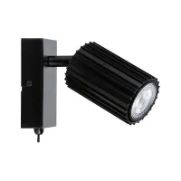 Wall spotlight GU10 10W Black LIRENA