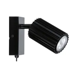 Wall spotlight GU10 10W Black LIRENA