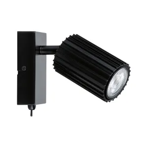 Wall spotlight GU10 10W Black LIRENA