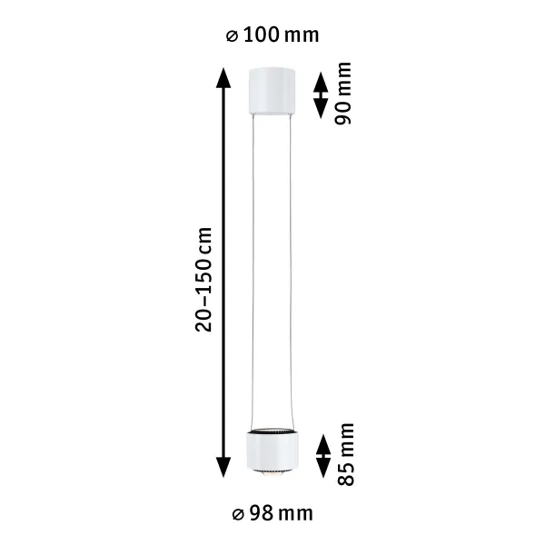Siini rippvalgusti Aldan 750 lm 8,5W hämardatav 230V Signal valge
