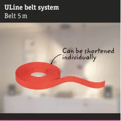 ULine Vöö 5–10 m Dacron tekstiil vaskoranž