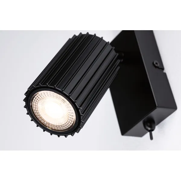 Wall spotlight GU10 10W Black LIRENA