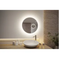 LED Illuminated mirror Mirra IP44 4000K 1065lm / 270lm 20W dimmable