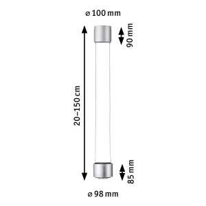 Siini rippvalgusti Aldan 750 lm 8,5 W hämardatav 230 V mattkroom